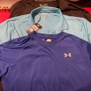 Trash bag full of workout tees